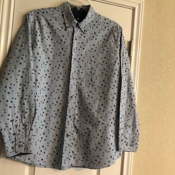 argyleculture by russell simmons button down sz large - Picture 1 of 9